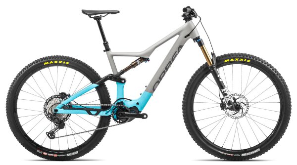 E-Bike-/ Pedelec Orbea "RISE H10" 29" Alu MTB Fully, Shimano Deore XT, 12-Gang, Antrieb: Shimano EP8-RS. Akku: 540Wh intergriert, 19,5 kg.