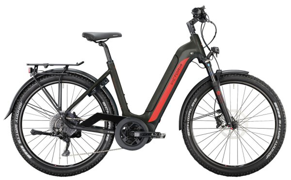 VICTORIA Elektro-SUV "eAdventure 12.10" 27,5" Shimano Deore XT, 11-Gang, Wave, 56cm, anthracite grey matt,