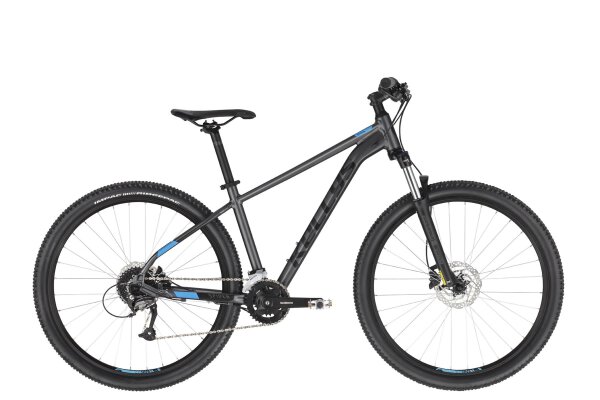 Kellys "Spider 70 Black" 27,5" Alu MTB Hardtail, Shimano Altus, 18-Gang, M=46cm