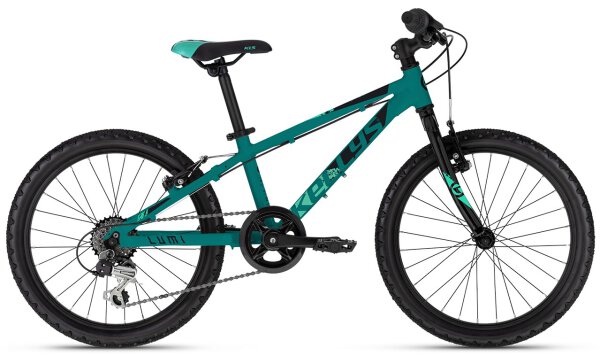 Kellys "Lumi 30 Teal" 20" Alu MTB Kinderrad, Shimano TY21, 6-Gang,