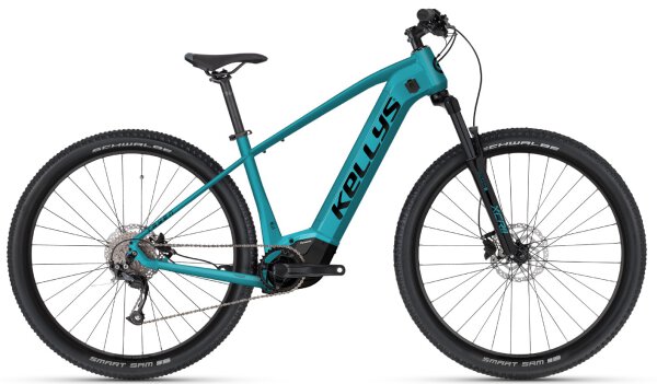 E-Bike Pedelec Kellys "Tayen R10 Air Azure P" 27,5" MTB Hardtail, Shimano Cues U4000, 9-Gang, S=40cm, Panasonic GX Ultimate, 95Nm, 725Wh