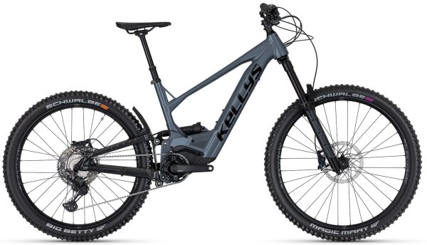 E-Bike Pedelec Kellys "Theos R50 P Steel blue" 29"/27,5" MTB Fully, Shimano Deore XT, 11-Gang, Panasonic GX Ultimate, 95Nm, 725Wh